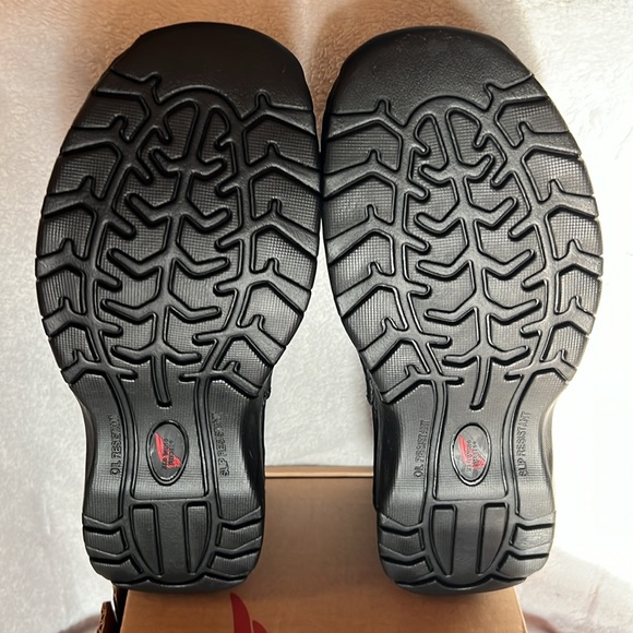 NEW MENS “Red Wing Shoes” Black Leather Slip On Loafer Shoes Size 9D Width - Picture 4 of 7